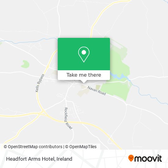 Headfort Arms Hotel map