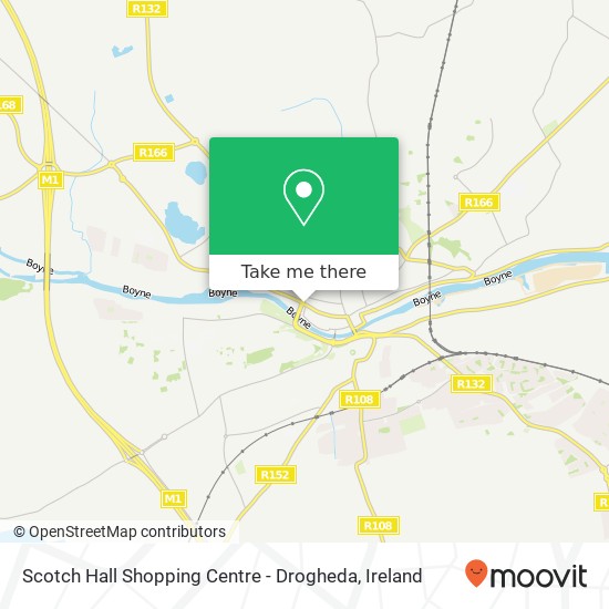 Scotch Hall Shopping Centre - Drogheda map