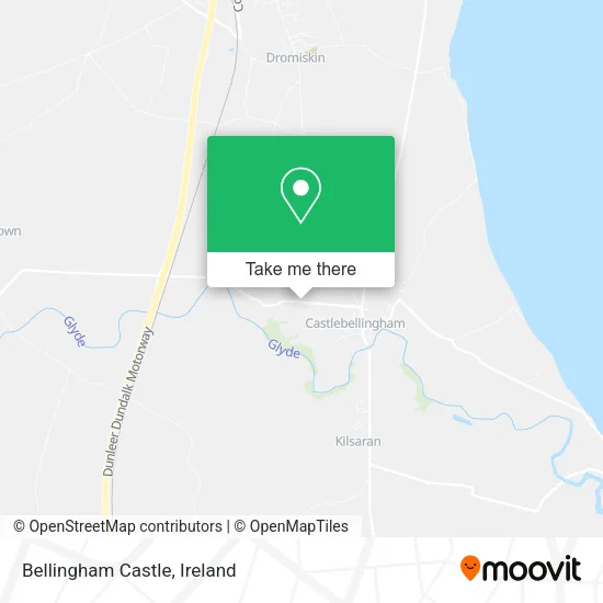 Bellingham Castle map
