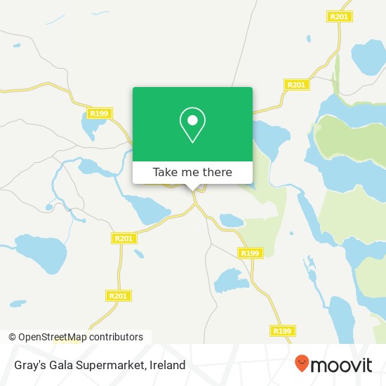 Gray's Gala Supermarket map