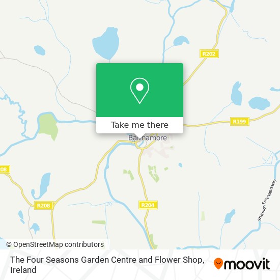 The Four Seasons Garden Centre and Flower Shop plan