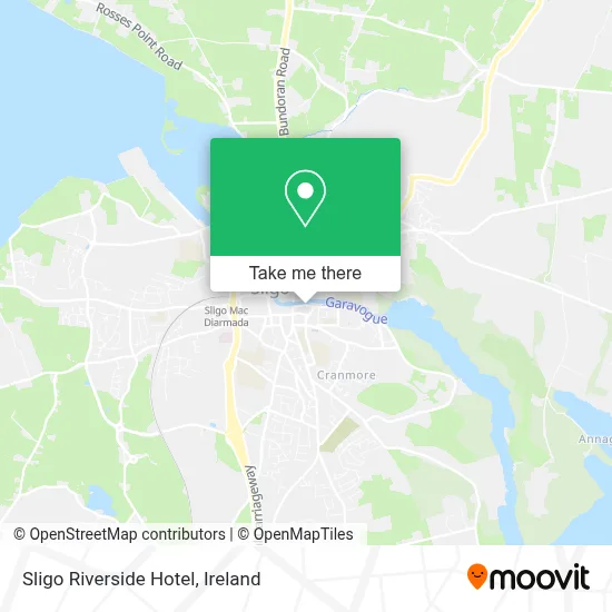 Sligo Riverside Hotel map