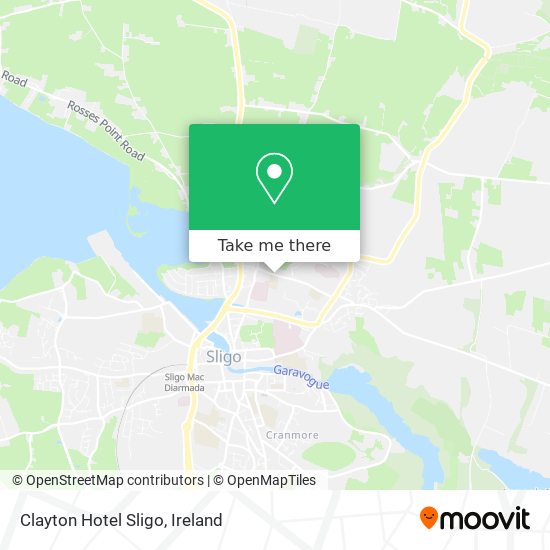 Clayton Hotel Sligo map
