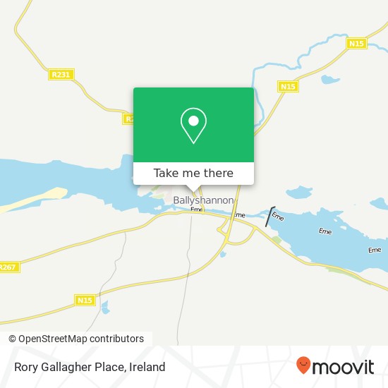 Rory Gallagher Place map