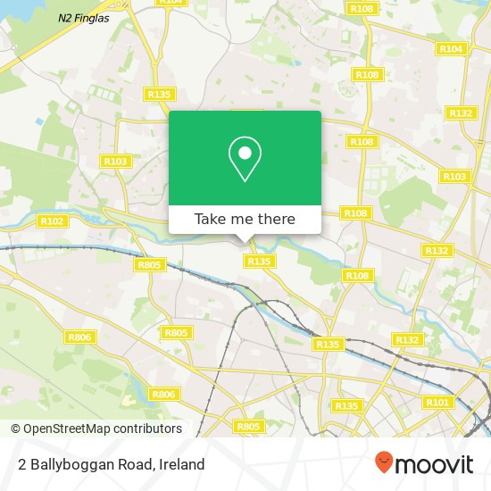 2 Ballyboggan Road map