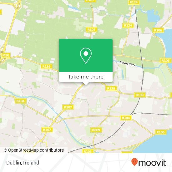Dublin map