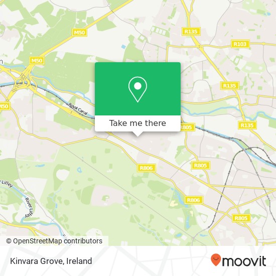 Kinvara Grove map