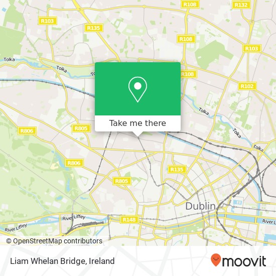 Liam Whelan Bridge map