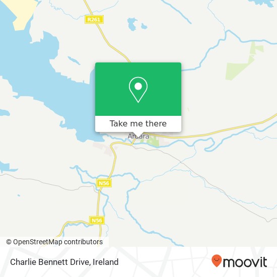 Charlie Bennett Drive map