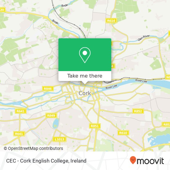CEC - Cork English College map