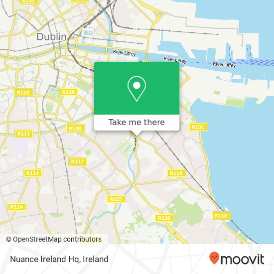 Nuance Ireland Hq map