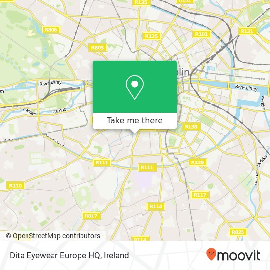 Dita Eyewear Europe HQ map