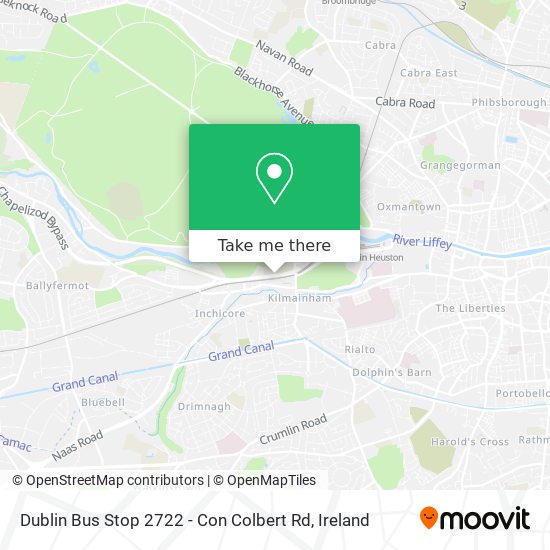 Dublin Bus Stop 2722 - Con Colbert Rd map