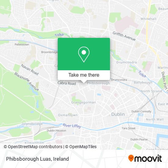 Phibsborough Luas plan