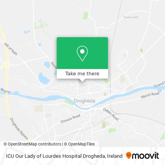 ICU Our Lady of Lourdes Hospital Drogheda map