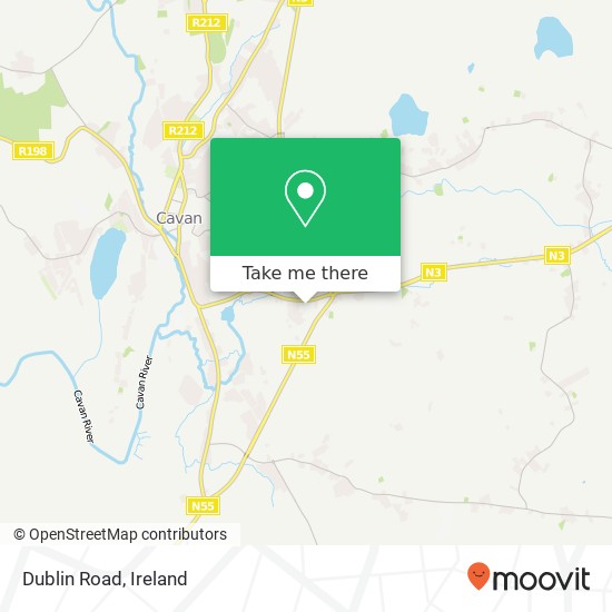 Dublin Road map