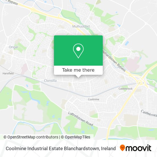 Coolmine Industrial Estate Blanchardstown map