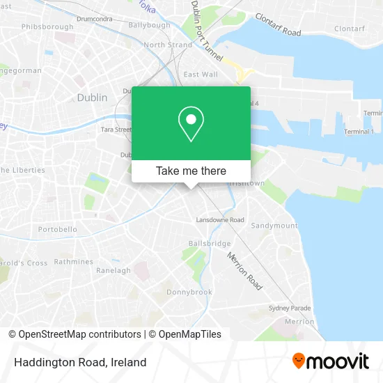 Haddington Road map