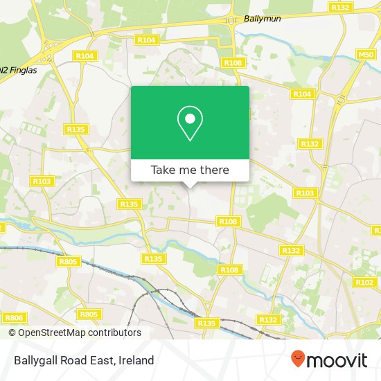Ballygall Road East map