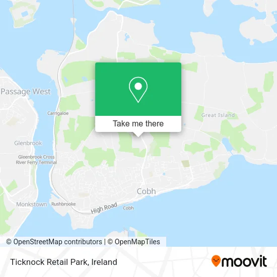 Ticknock Retail Park map