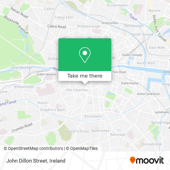 John Dillon Street map