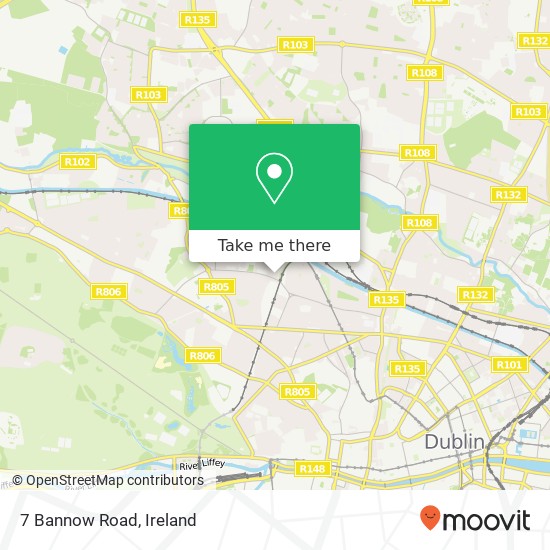 7 Bannow Road map