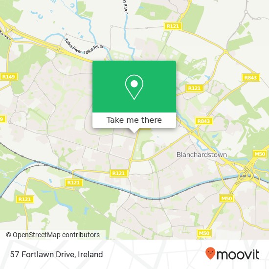 57 Fortlawn Drive map