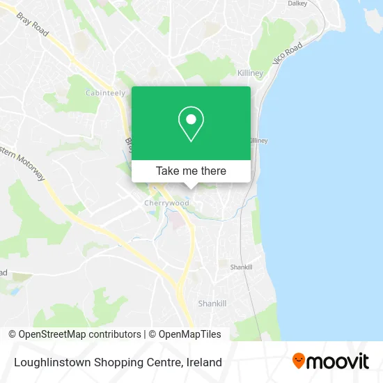 Loughlinstown Shopping Centre map