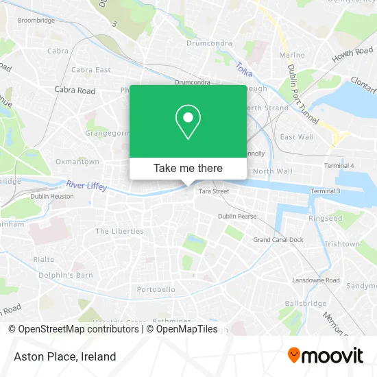Aston Place map