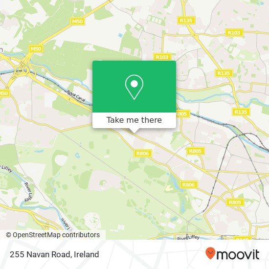 255 Navan Road map