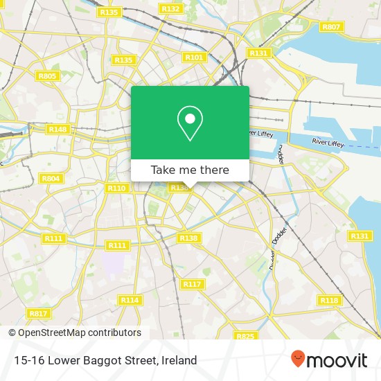 15-16 Lower Baggot Street map