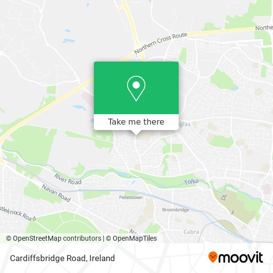 Cardiffsbridge Road map