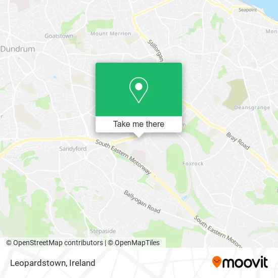 Leopardstown map
