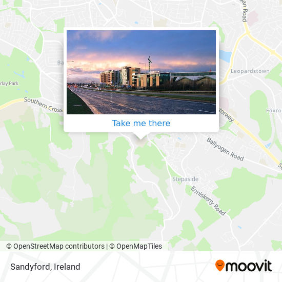 Sandyford map