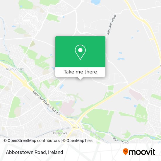 Abbotstown Road map