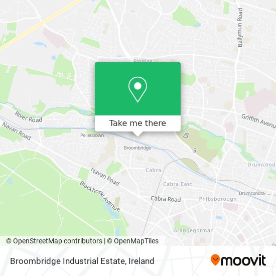 Broombridge Industrial Estate map