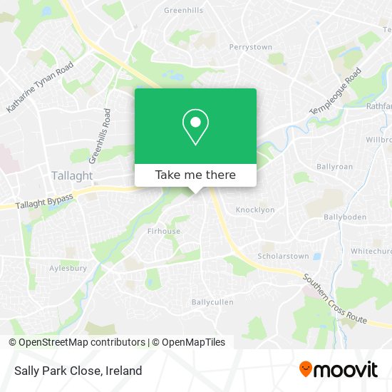Sally Park Close map