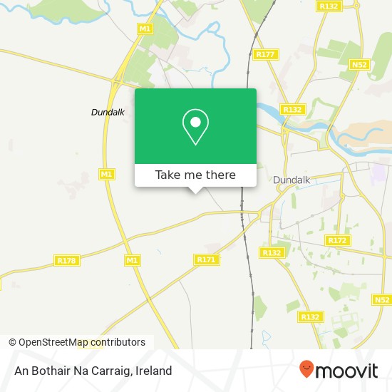 An Bothair Na Carraig map