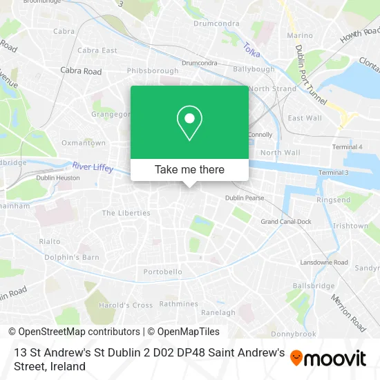 13 St Andrew's St Dublin 2 D02 DP48 Saint Andrew's Street plan