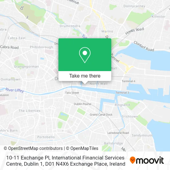 10-11 Exchange Pl, International Financial Services Centre, Dublin 1, D01 N4X6 Exchange Place map