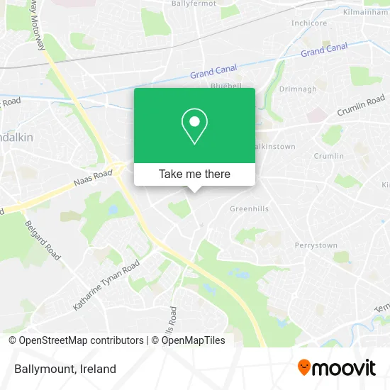 Ballymount map