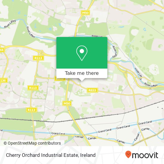 Cherry Orchard Industrial Estate map