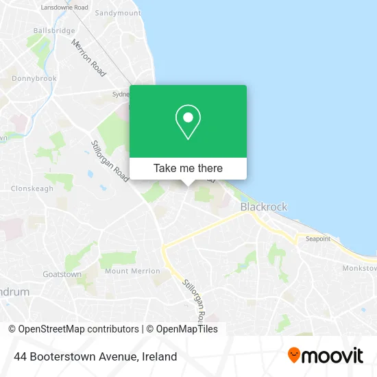 44 Booterstown Avenue map