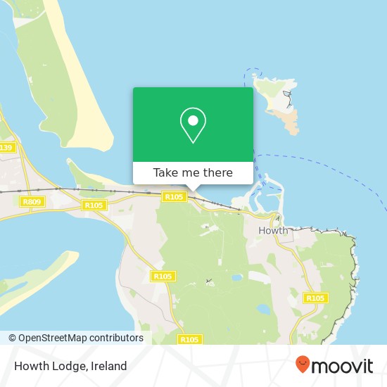 Howth Lodge map