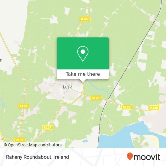 Raheny Roundabout map
