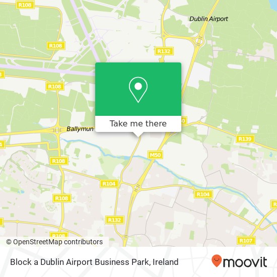 Block a Dublin Airport Business Park map