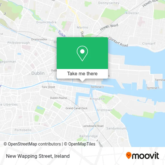 New Wapping Street map