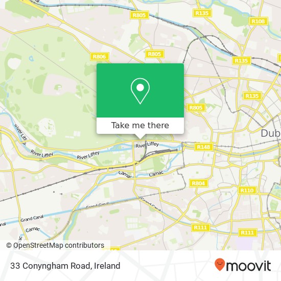 33 Conyngham Road map