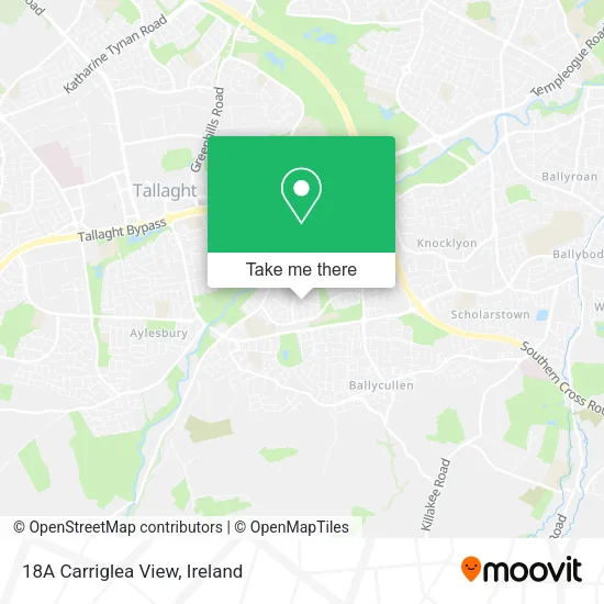 18A Carriglea View map