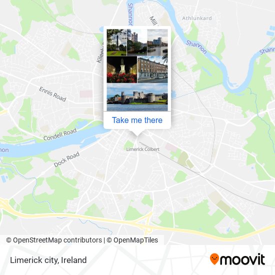 Limerick city map